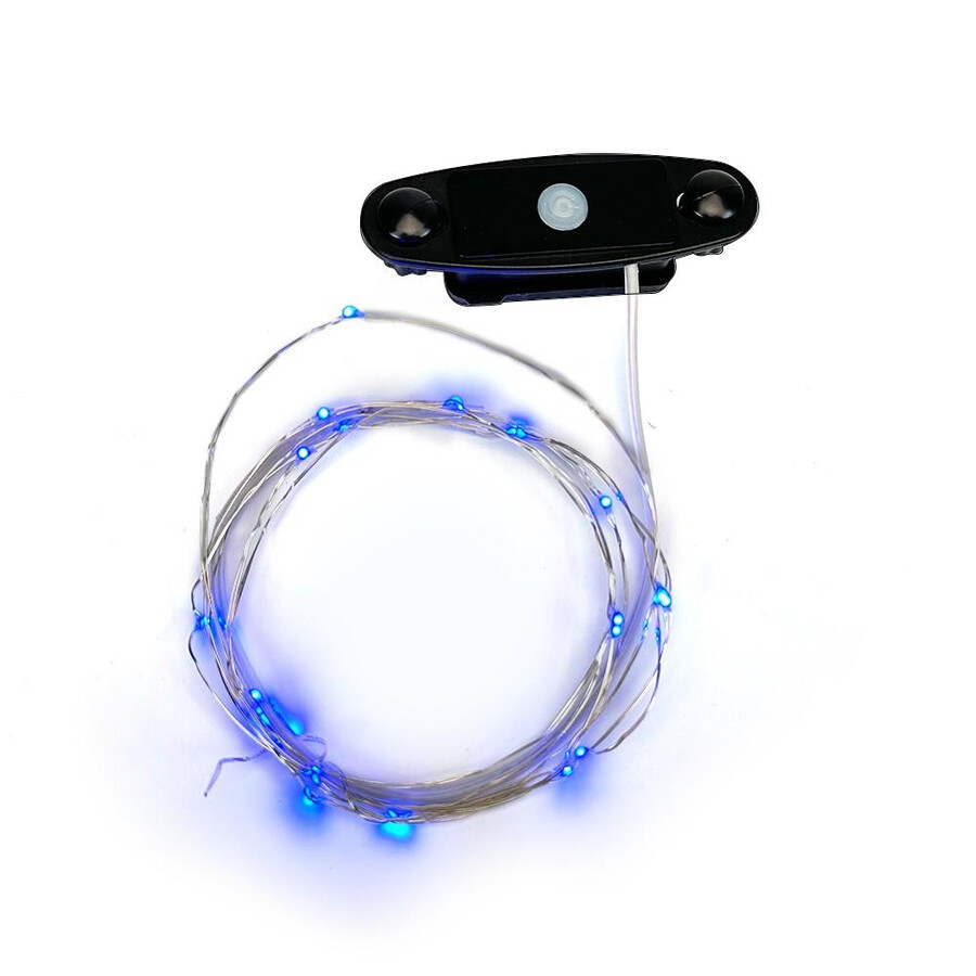 blaue fahrrad-radlichter 2 stück ohne batterie